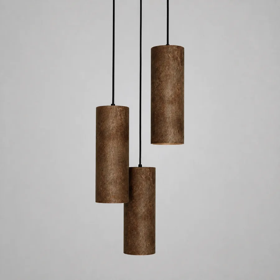 Antares Terracotta Pendant Lamp · 3 lights