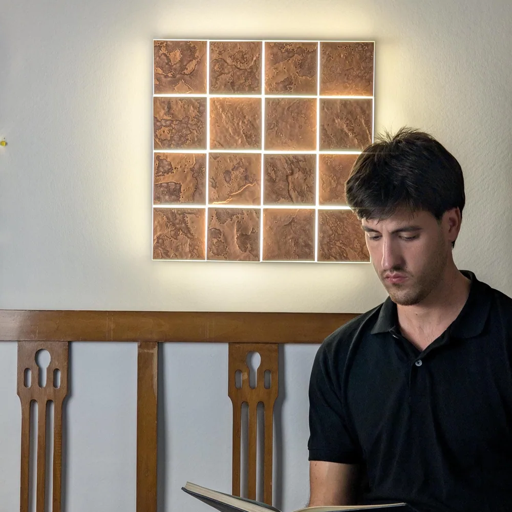 Aurora Copper Wall Light · mosaic