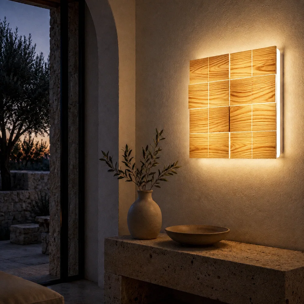 Aurora Olive ash Wall Light · mosaic