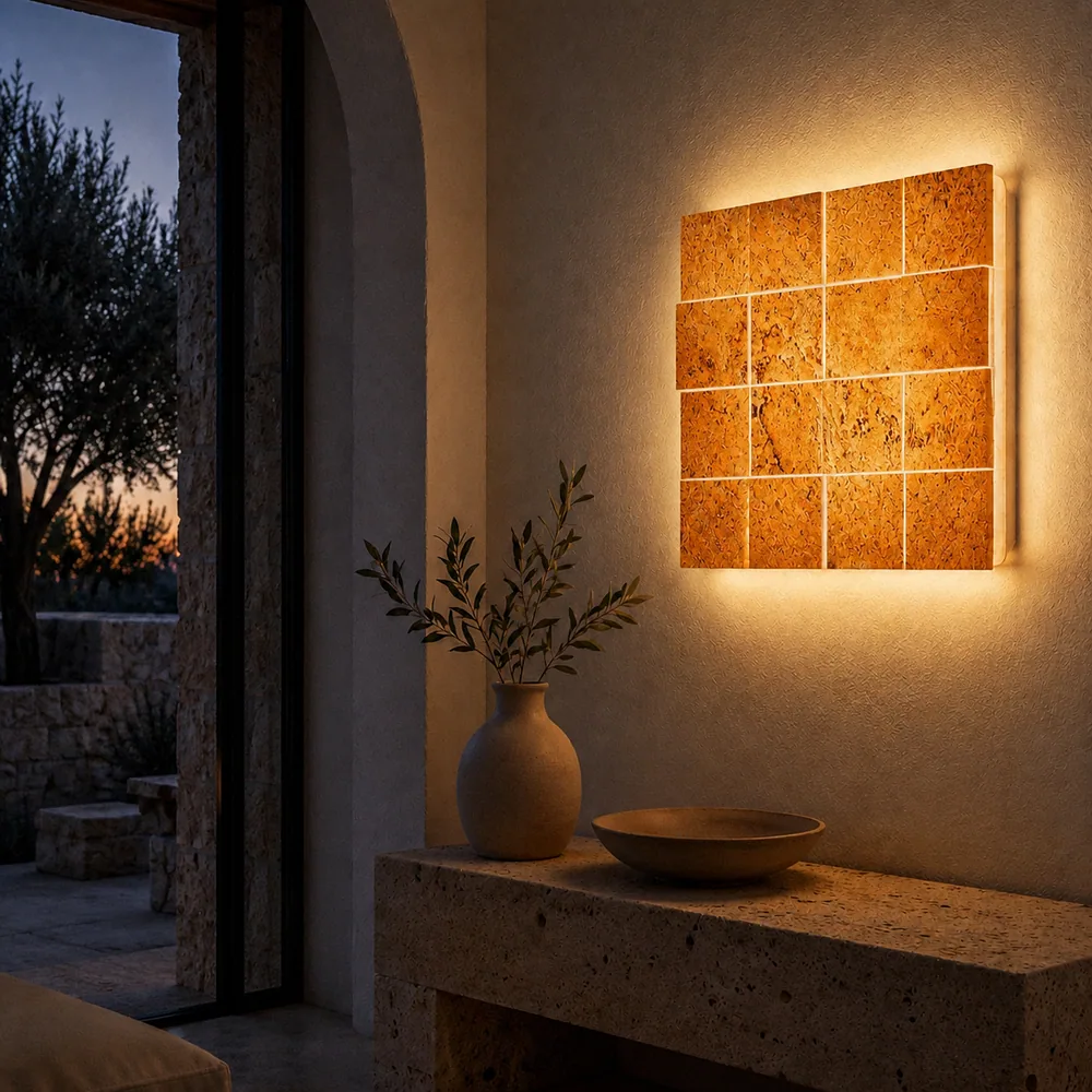 Aplique Aurora de Terracota · mosaico