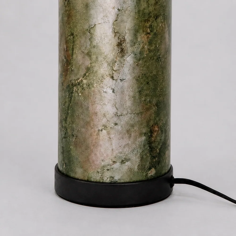 Polaris Metal Marble Table Lamp · set of 2