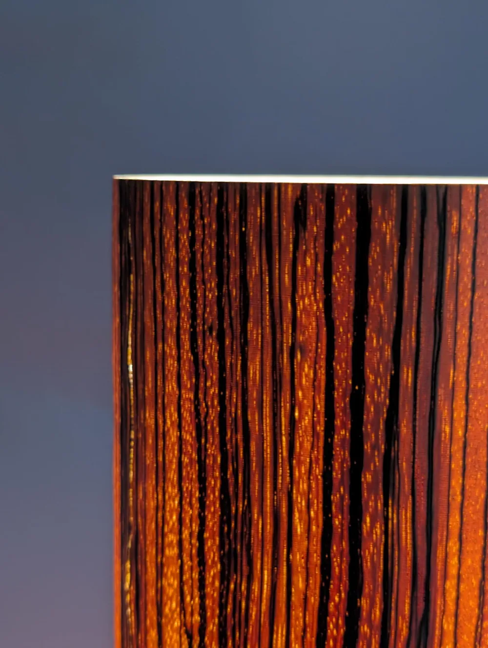 Polaris Zebrawood Table Lamp · set of 2
