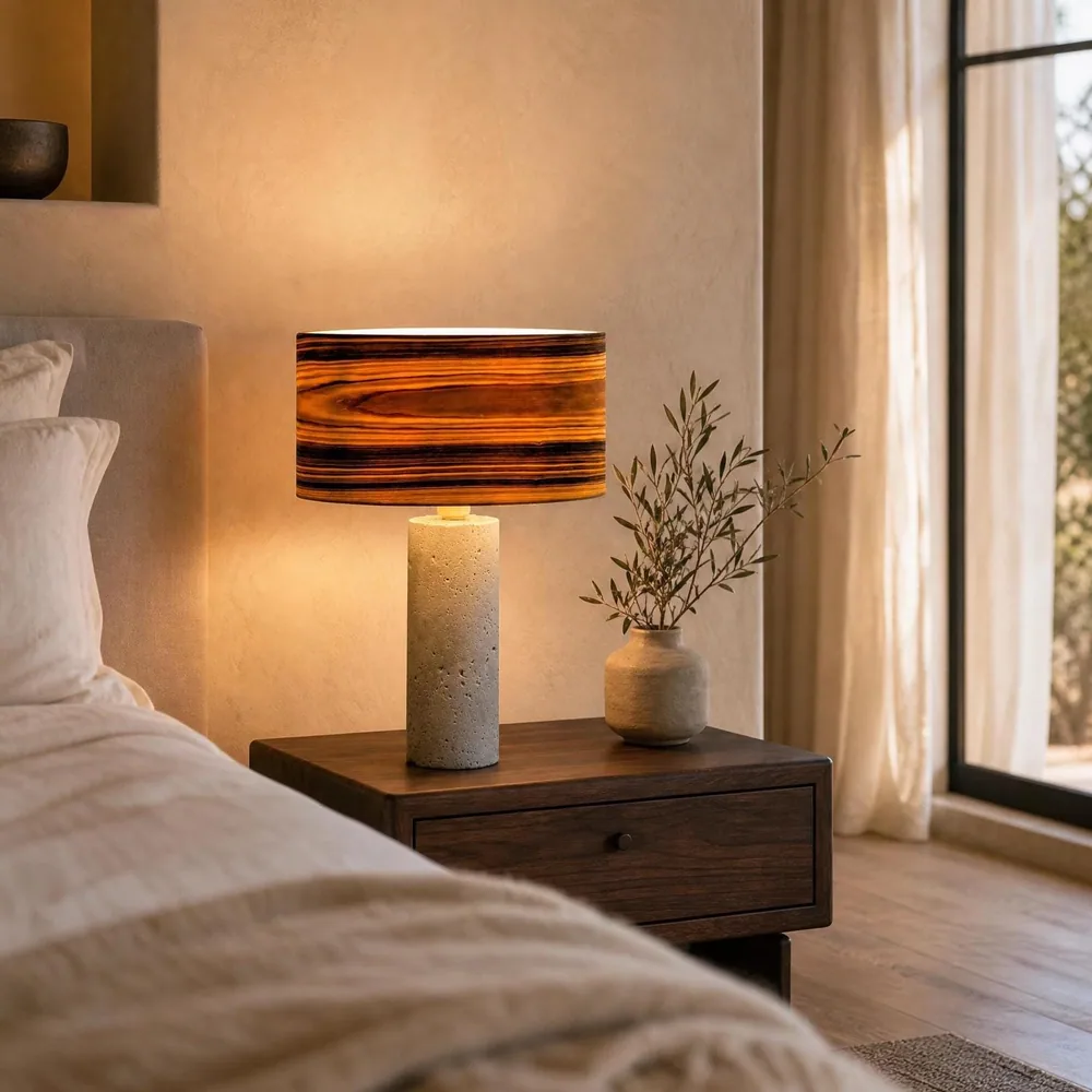 Sirio Olive Ash Table Lamp