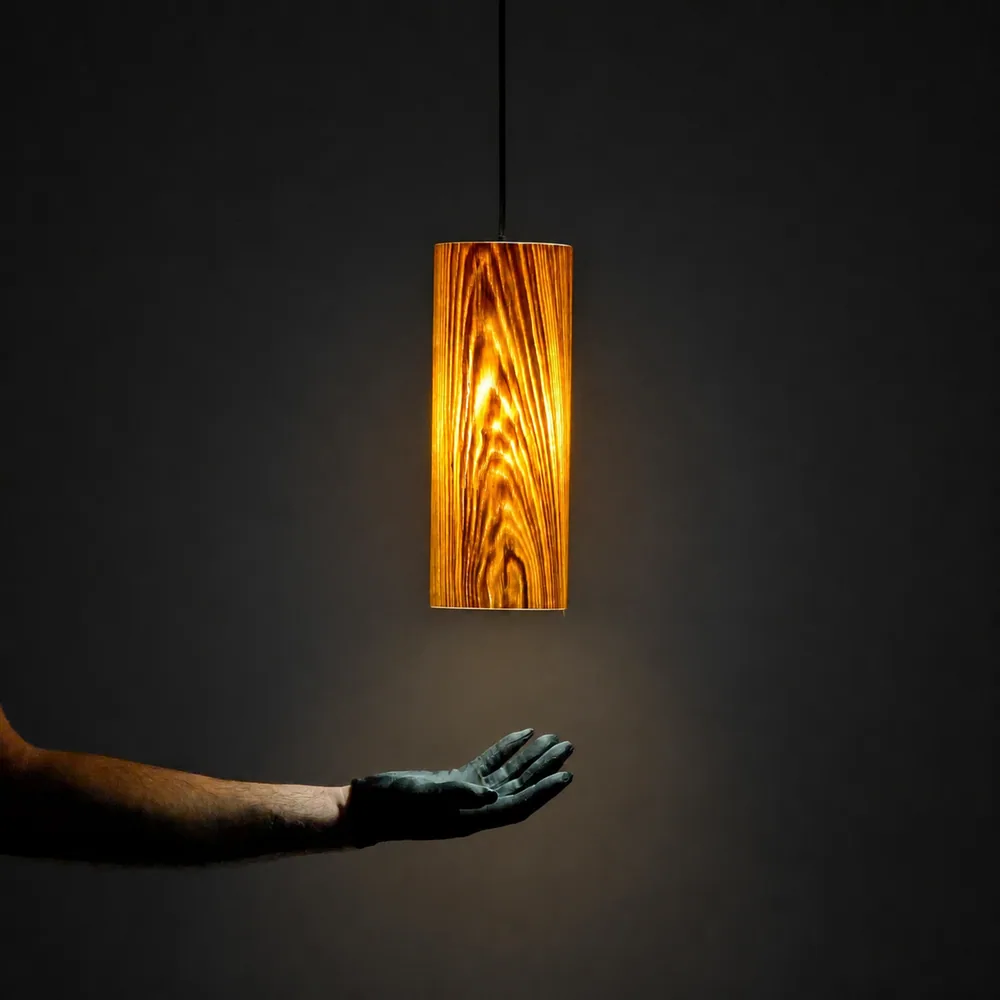 Tiel Olive Ash Pendant Lamp