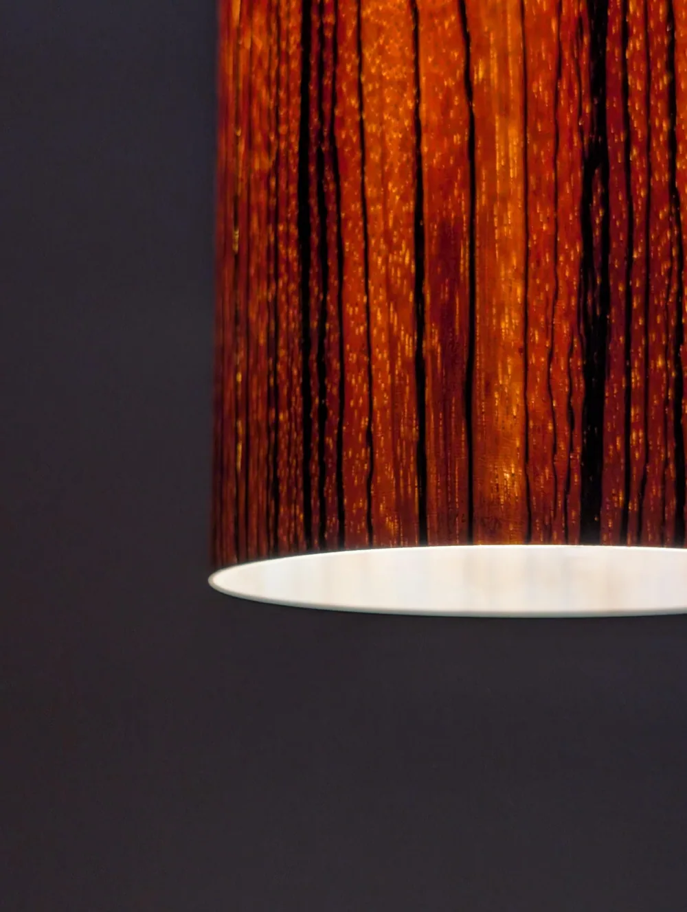 Tiel Zebrawood Pendant Lamp