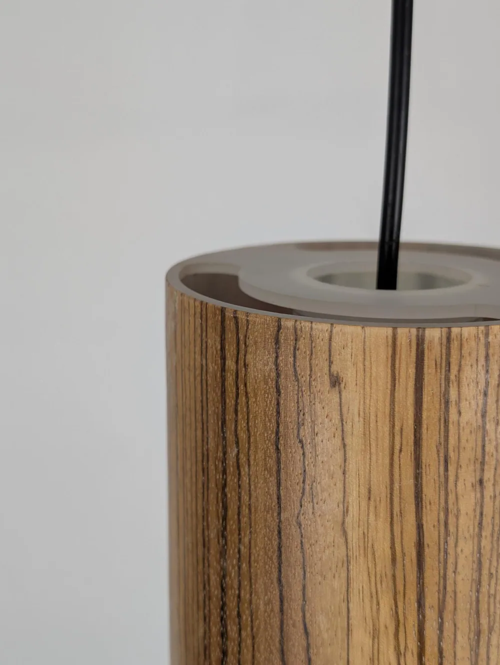 Tiel Zebrawood Pendant Lamp