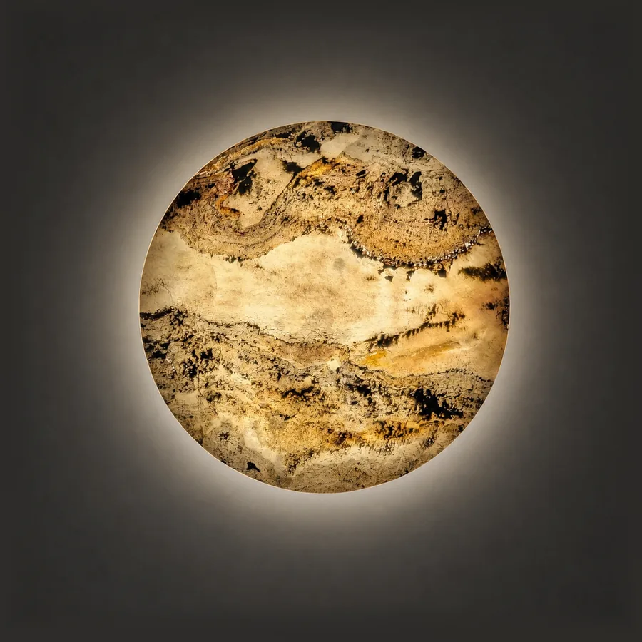 Orfeo Magnus Alabaster Wall Light