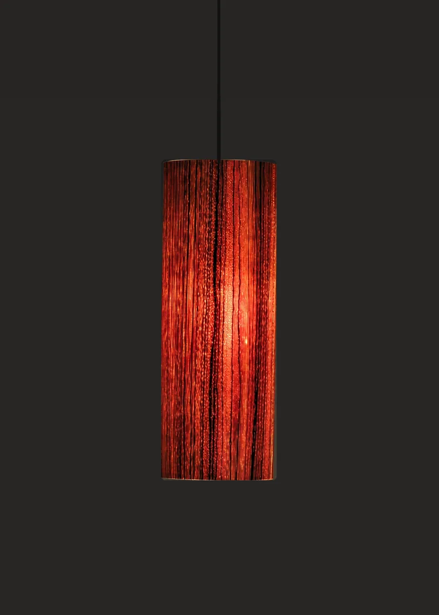 Tiel Zebrawood Pendant Lamp