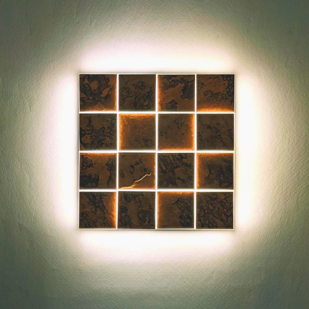 copper Aurora switched on